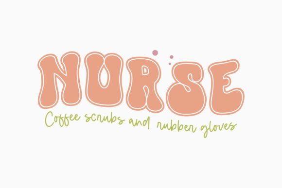 Coffee Scrubs & Retro Nurse Quote SVG for Crafts Graphics