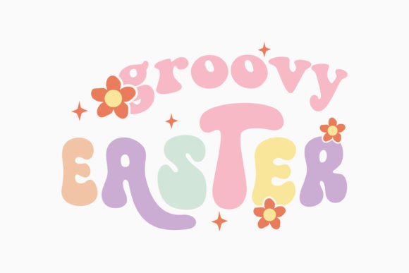 Groovy Easter Retro Easter Quotes SVG: Graphics & Crafts Review