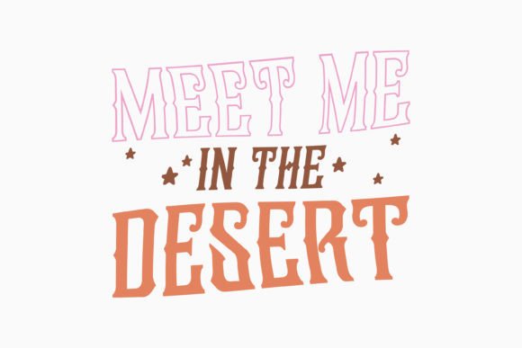 Meet Me in the Retro Western Quote SVG for Crafts Graphics