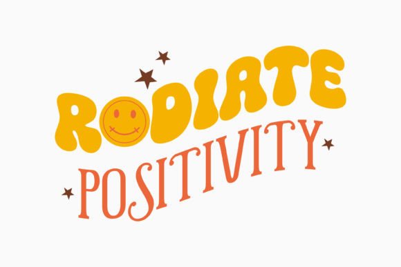 Radiate Positivity: Retro Graphics for Crafts