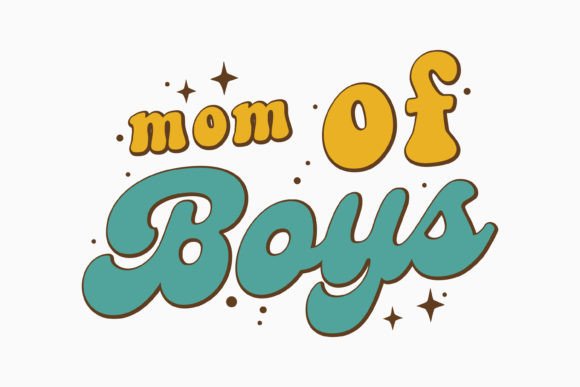 Retro Boy Mom SVG: Graphics & Crafts Asset Review