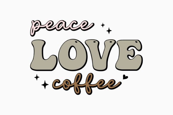 Retro Coffee Quote Graphics for Modern Crafts