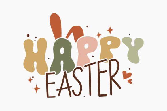 Retro Easter SVG Design for Graphics and Crafts