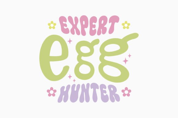 Retro Easter SVG Expert Egg Hunter: Graphics for Crafts