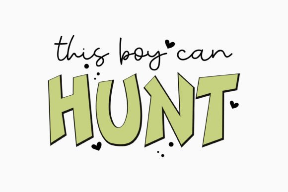 Retro Easter SVG This Boy Can Hunt: Graphics & Crafts